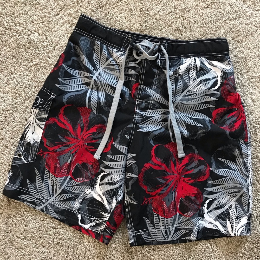 EUC OP Swim Trunks, Size Large (Waist 36/38)